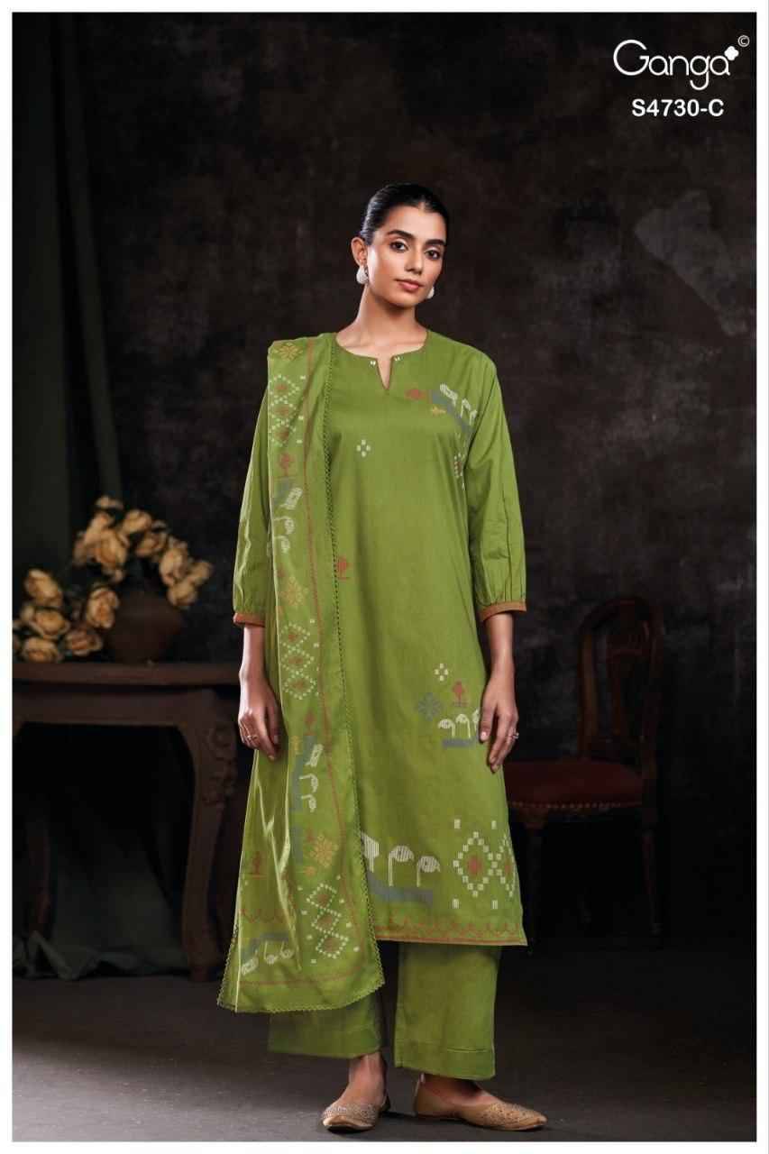 NAYVYA 4730 By Ganga Fashion Beautiful Festive Suits Stylish Colorful Fancy Casual Wear & Ethnic Wear PREMIUM COTTON Print Dresses At Wholesale Price